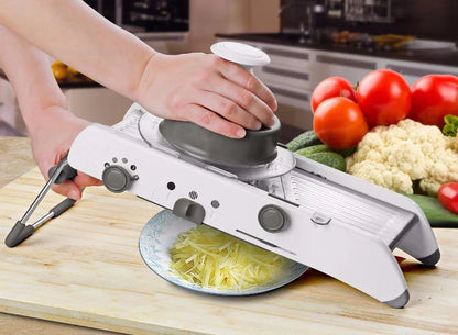 Easy Slice Mandoline - Adjustable Sharp Steel Blade Cutter