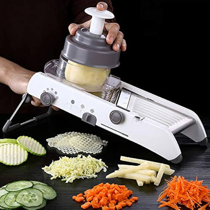 Easy Slice Mandoline - Adjustable Sharp Steel Blade Cutter