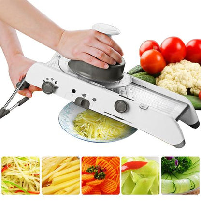 Easy Slice Mandoline - Adjustable Sharp Steel Blade Cutter