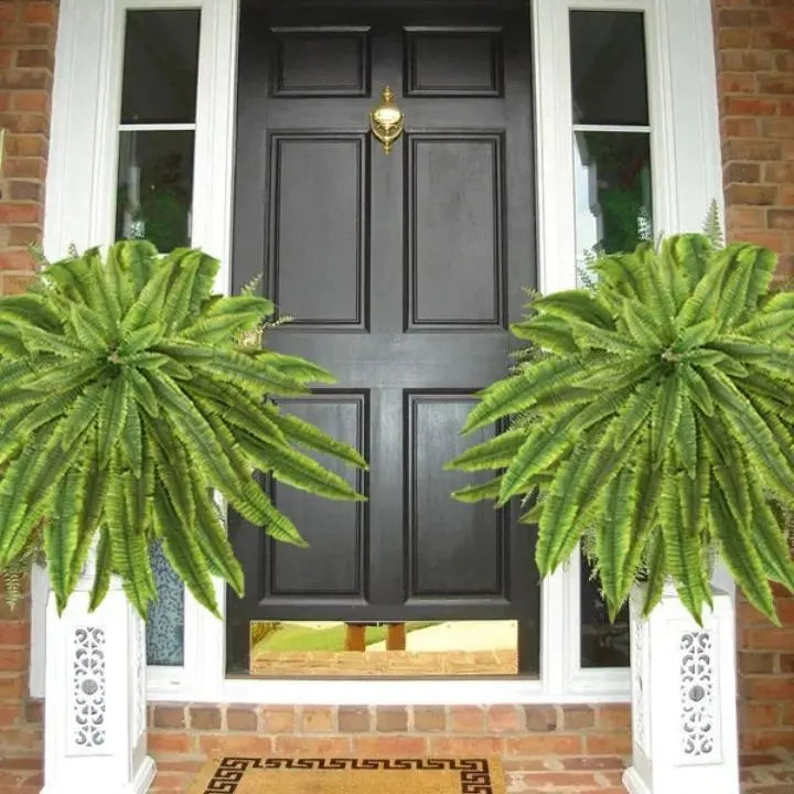 Realistic Green Fern Plant Bundle - Low Maintenance (18 Stems)