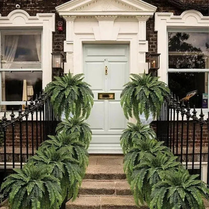 Realistic Green Fern Plant Bundle - Low Maintenance (18 Stems)