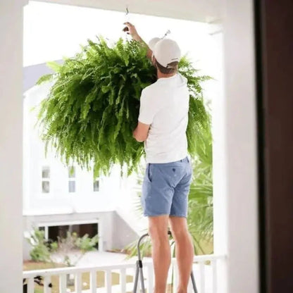 Realistic Green Fern Plant Bundle - Low Maintenance (18 Stems)