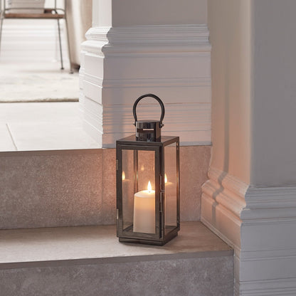 Bright LED Metal Lantern with Warm Glow Candle Effect - Cofik