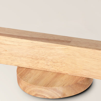 Contemporary Wooden LED Track Light Fixture