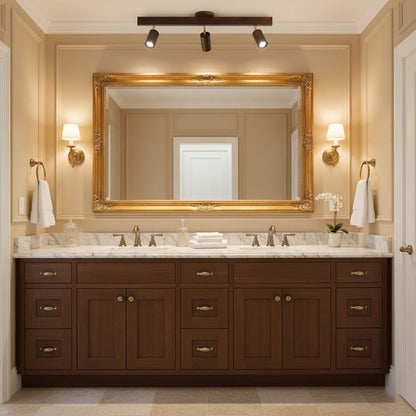 Contemporary Wooden LED Track Light Fixture