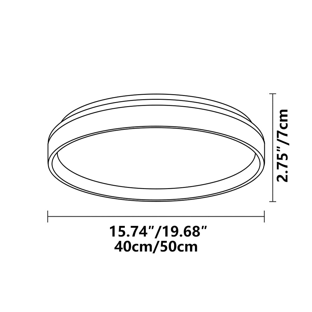 Sleek Round LED Ceiling Light Fixture