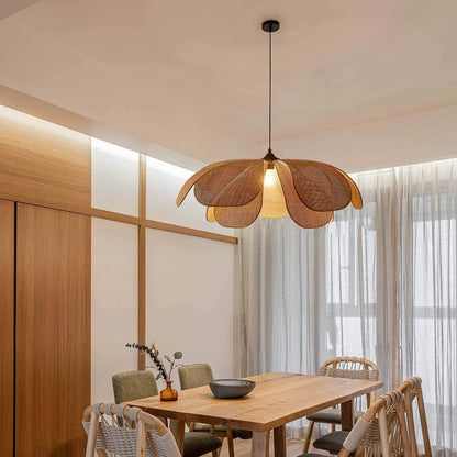 Natural Woven Pendant Lamp for Kitchen Dining Room - Cofik
