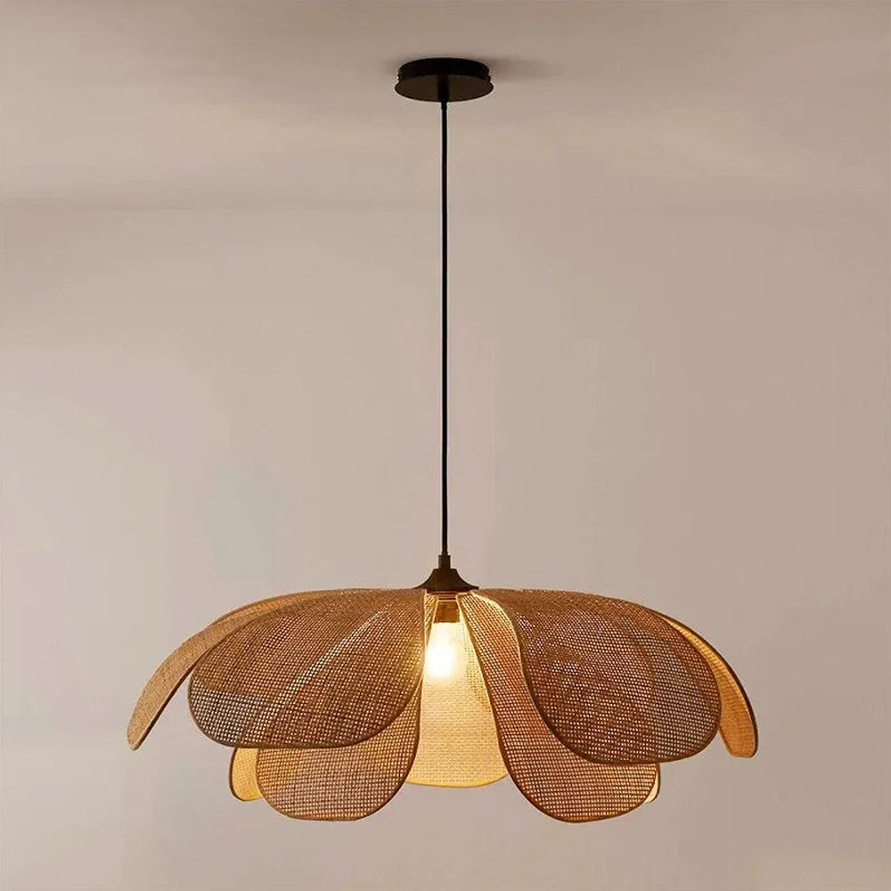 Natural Woven Pendant Lamp for Kitchen Dining Room