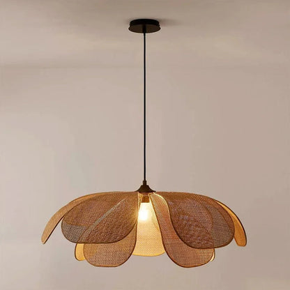 Natural Woven Pendant Lamp for Kitchen Dining Room