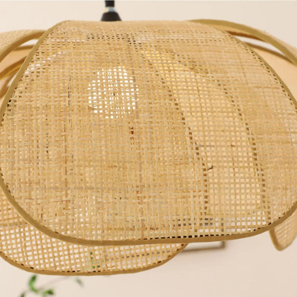 Natural Woven Pendant Lamp for Kitchen Dining Room
