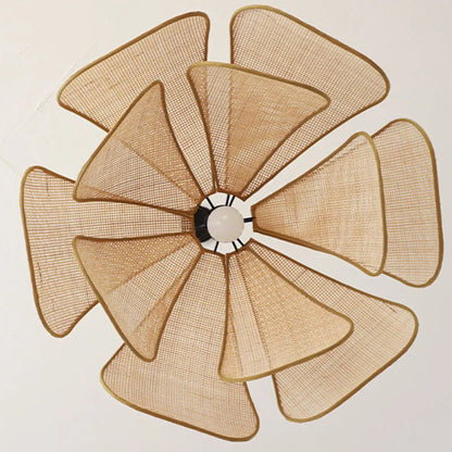 Natural Woven Pendant Lamp for Kitchen Dining Room
