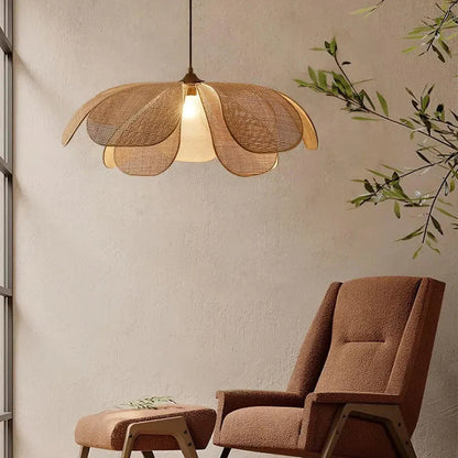Natural Woven Pendant Lamp for Kitchen Dining Room