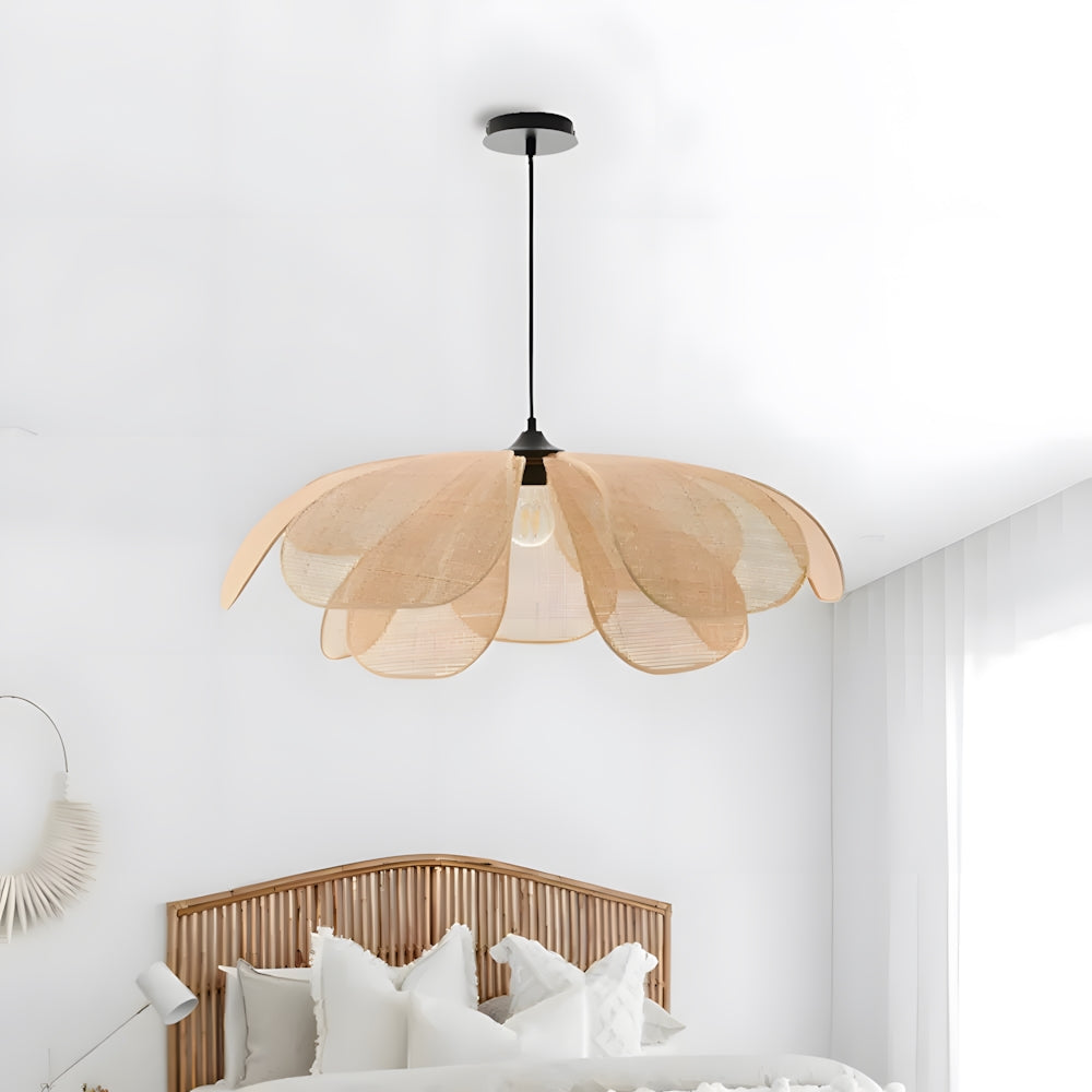 Natural Woven Pendant Lamp for Kitchen Dining Room