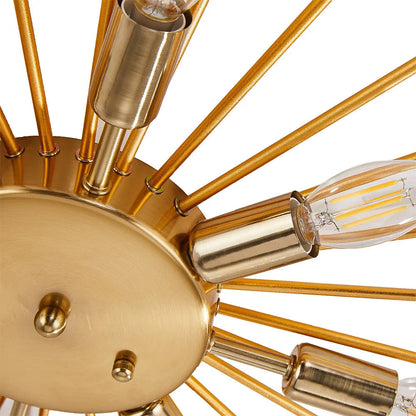 Rustic Metal Pendant Light Fixture for Living Room