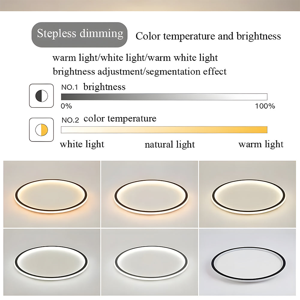 Slim LED Ceiling Light Fixtures for Home Office