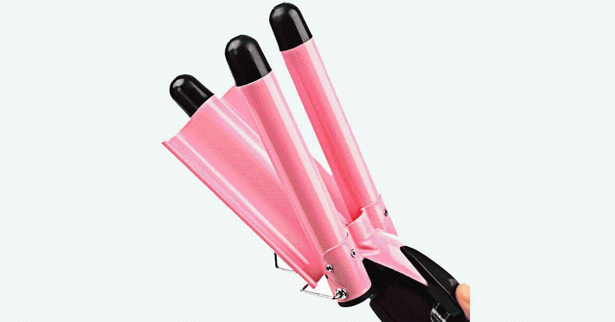 Advanced Triple Barrel Ceramic Curling Iron