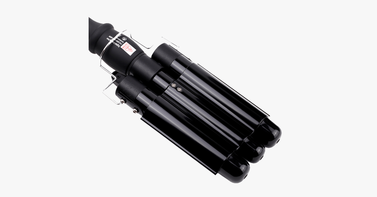 Professional Triple Barrel Curling Iron for Fast Long Lasting Curls