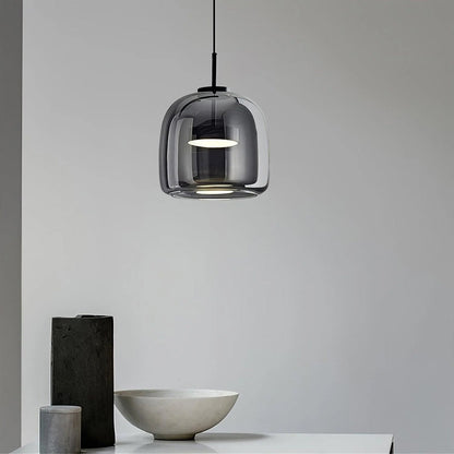 Sleek Glass Hanging Ceiling Lamp for Kitchen Dining - Cofik