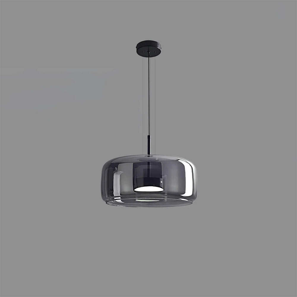 Sleek Glass Hanging Ceiling Lamp for Kitchen Dining