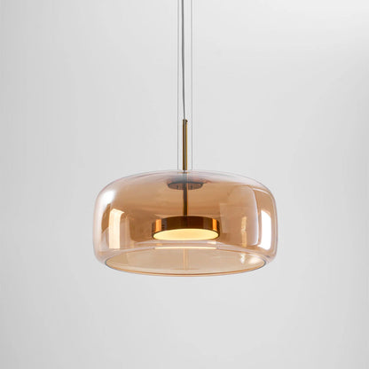 Sleek Glass Hanging Ceiling Lamp for Kitchen Dining