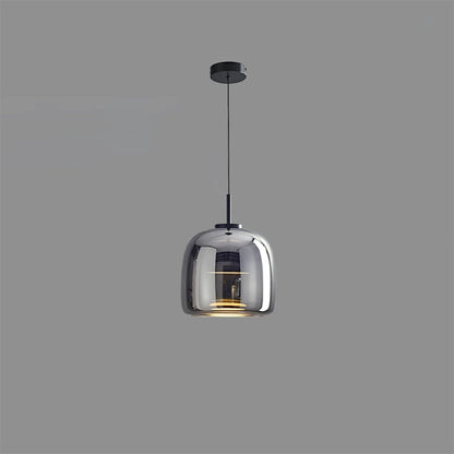 Sleek Glass Hanging Ceiling Lamp for Kitchen Dining