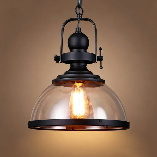 Classic Metal Glass Pendant LightFixture - Cofik