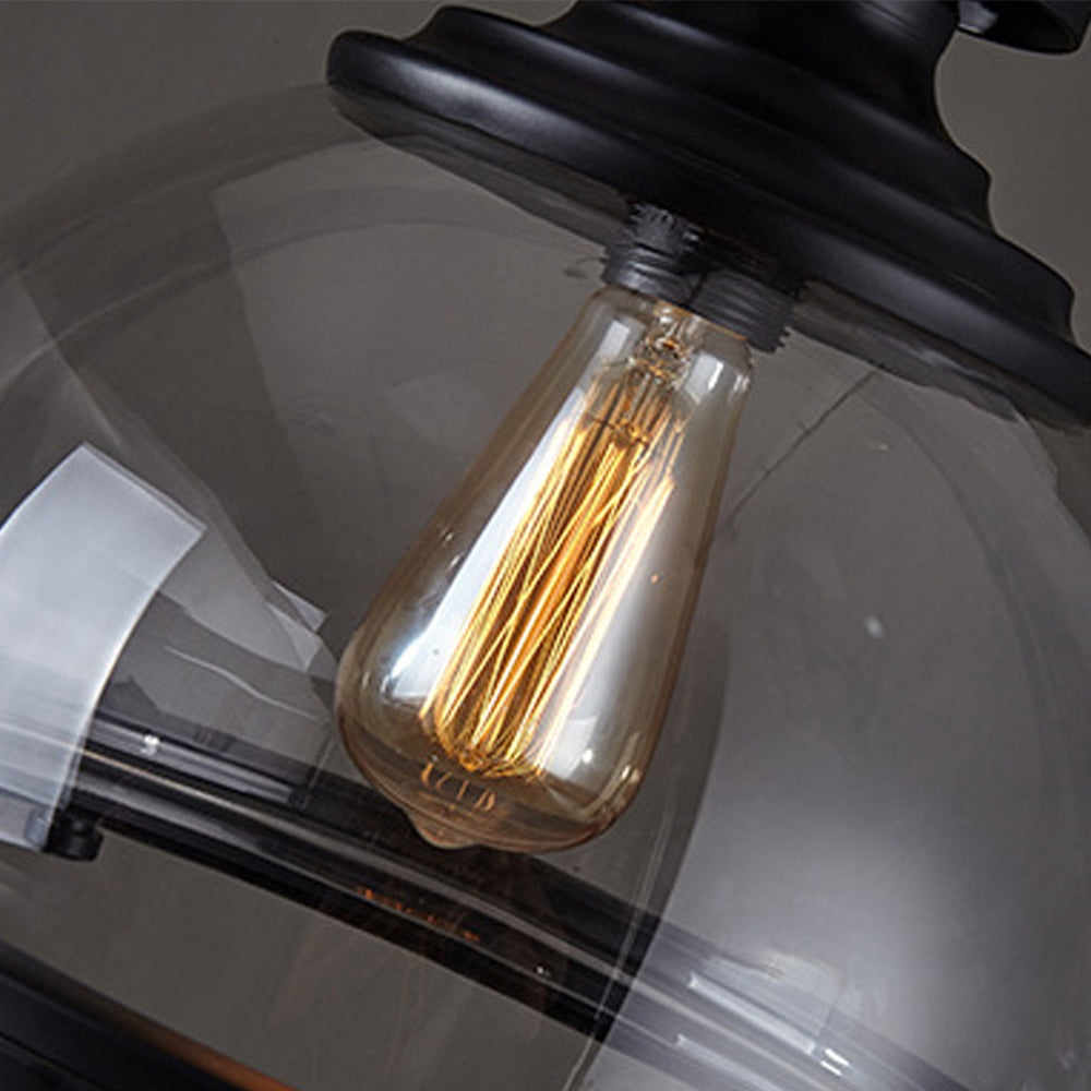 Classic Metal Glass Pendant LightFixture