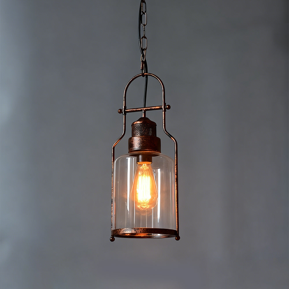 Rustic Metal Pendant Lamp for Dining Living Room