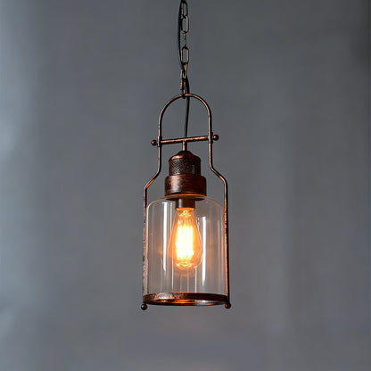 Rustic Metal Pendant Lamp for Dining Living Room