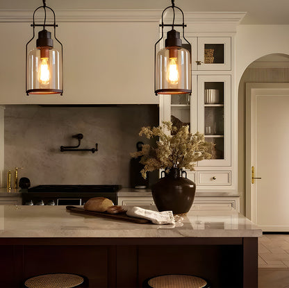 Rustic Metal Pendant Lamp for Dining Living Room