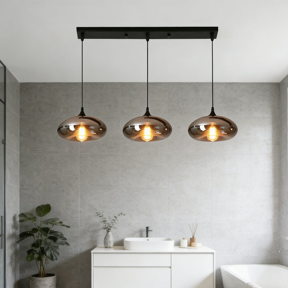 Modern Glass Hanging Lamp for Kitchen Island Ceiling