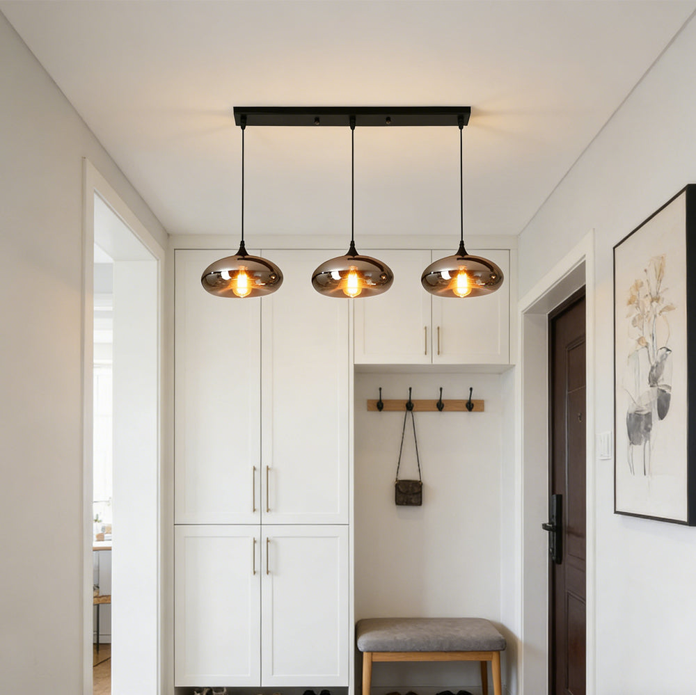 Modern Glass Hanging Lamp for Kitchen Island Ceiling
