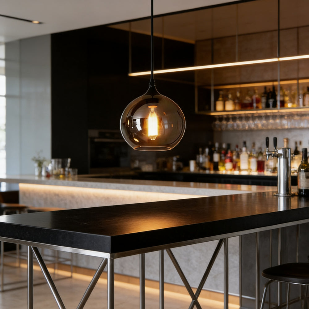 Modern Glass Hanging Lamp for Kitchen Island Ceiling