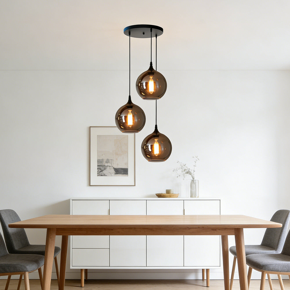 Modern Glass Hanging Lamp for Kitchen Island Ceiling