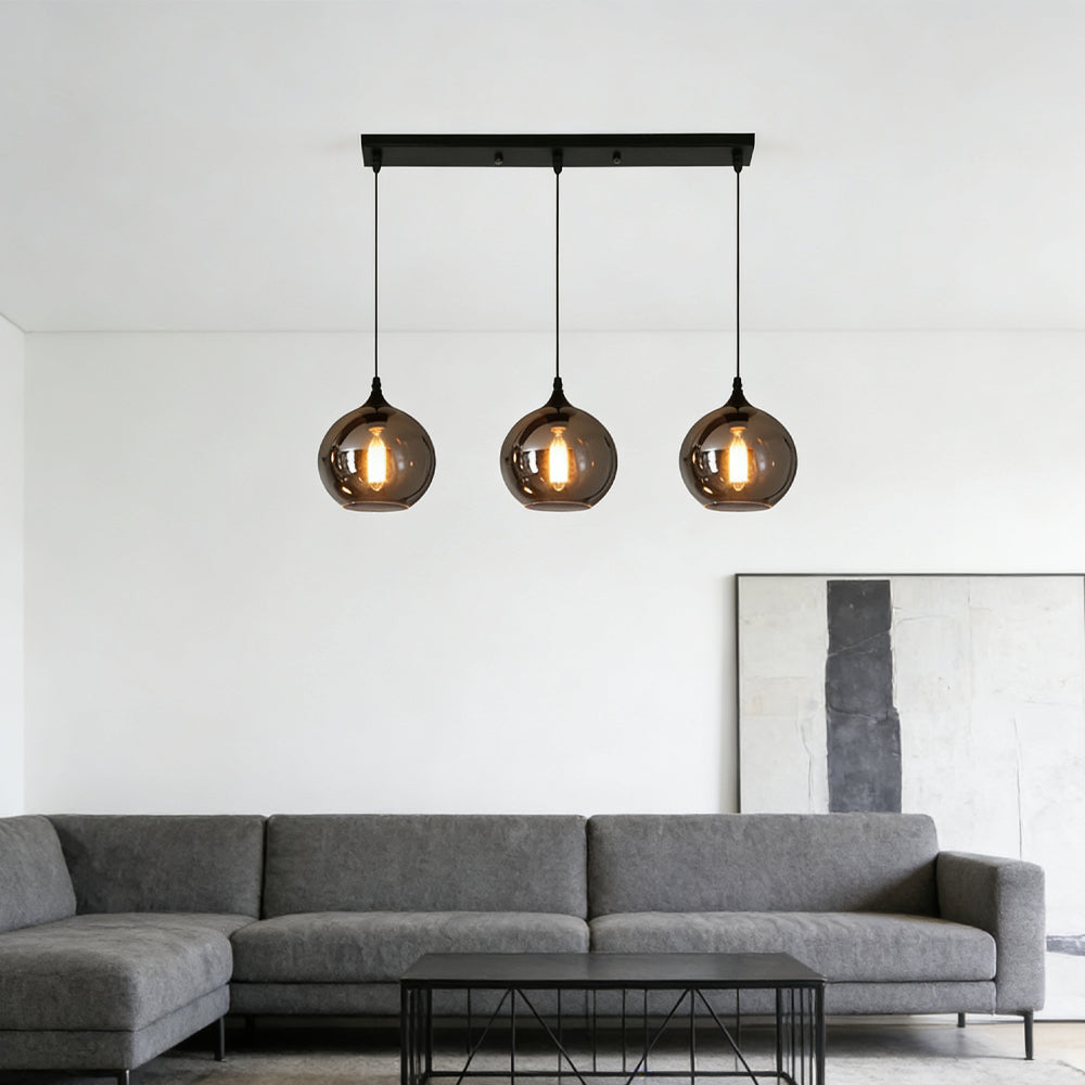 Modern Glass Hanging Lamp for Kitchen Island Ceiling