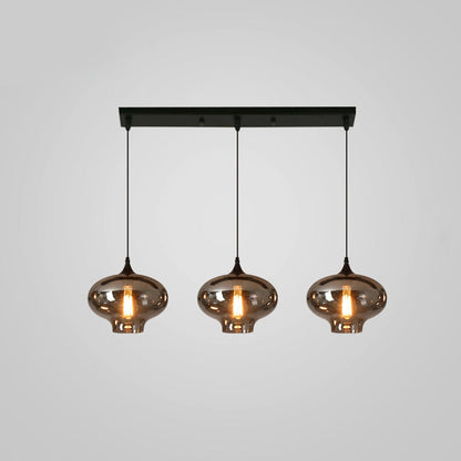 Modern Glass Hanging Lamp for Kitchen Island Ceiling