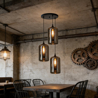 Modern Glass Hanging Lamp for Kitchen Island Ceiling