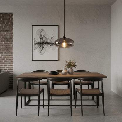 Modern Glass Hanging Lamp for Kitchen Island Ceiling