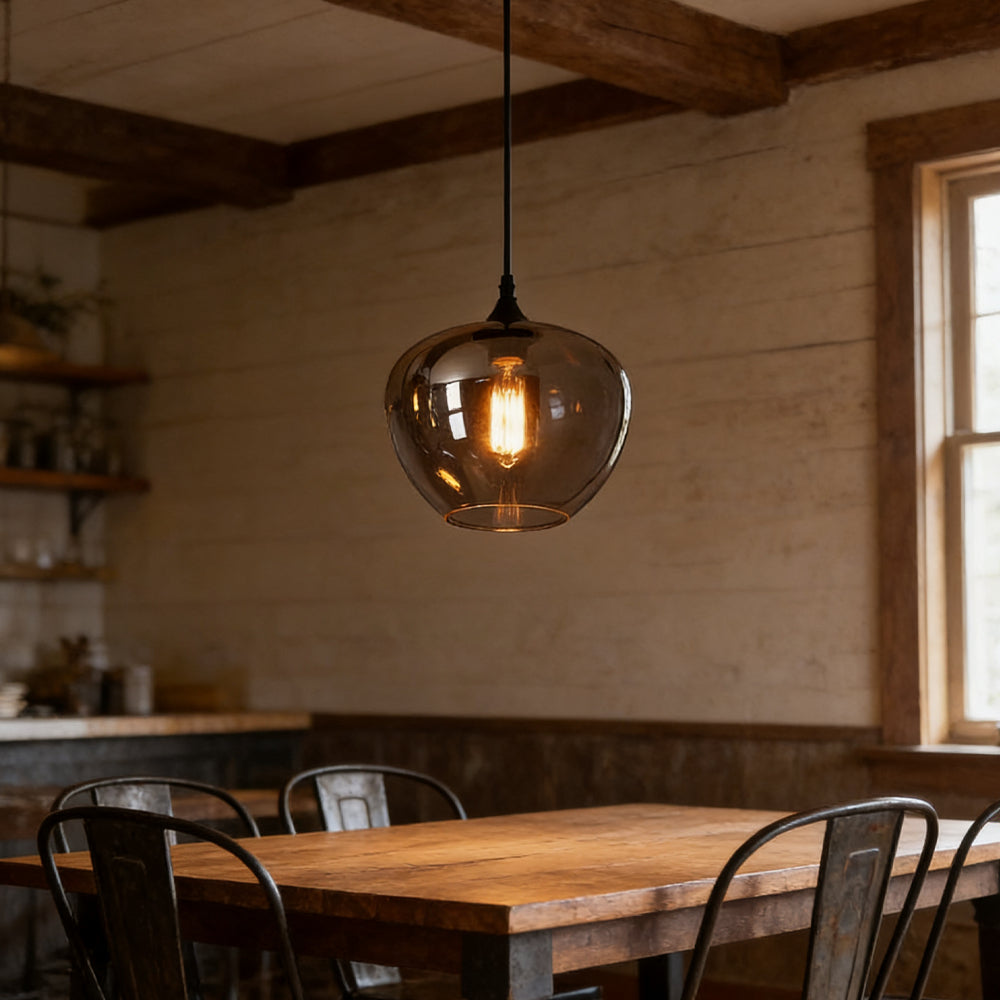 Modern Glass Hanging Lamp for Kitchen Island Ceiling