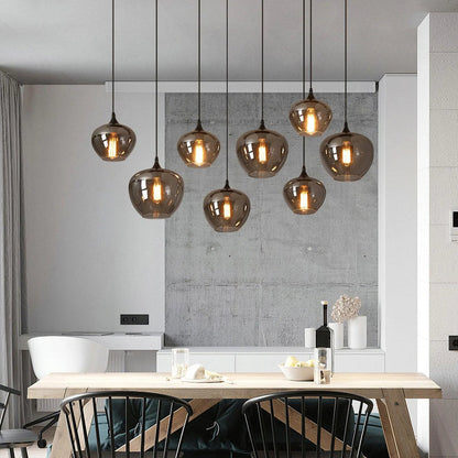 Modern Glass Hanging Lamp for Kitchen Island Ceiling