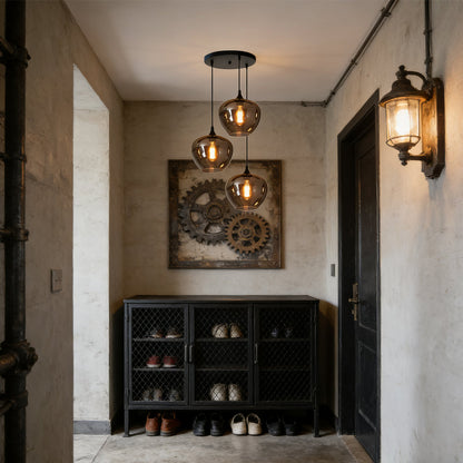 Modern Glass Hanging Lamp for Kitchen Island Ceiling