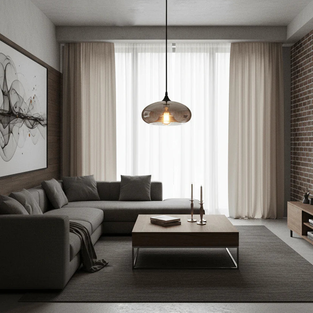 Modern Glass Hanging Lamp for Kitchen Island Ceiling