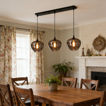 Modern Glass Hanging Lamp for Kitchen Island Ceiling