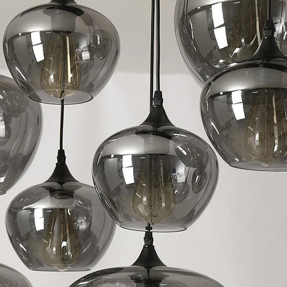 Modern Glass Hanging Lamp for Kitchen Island Ceiling