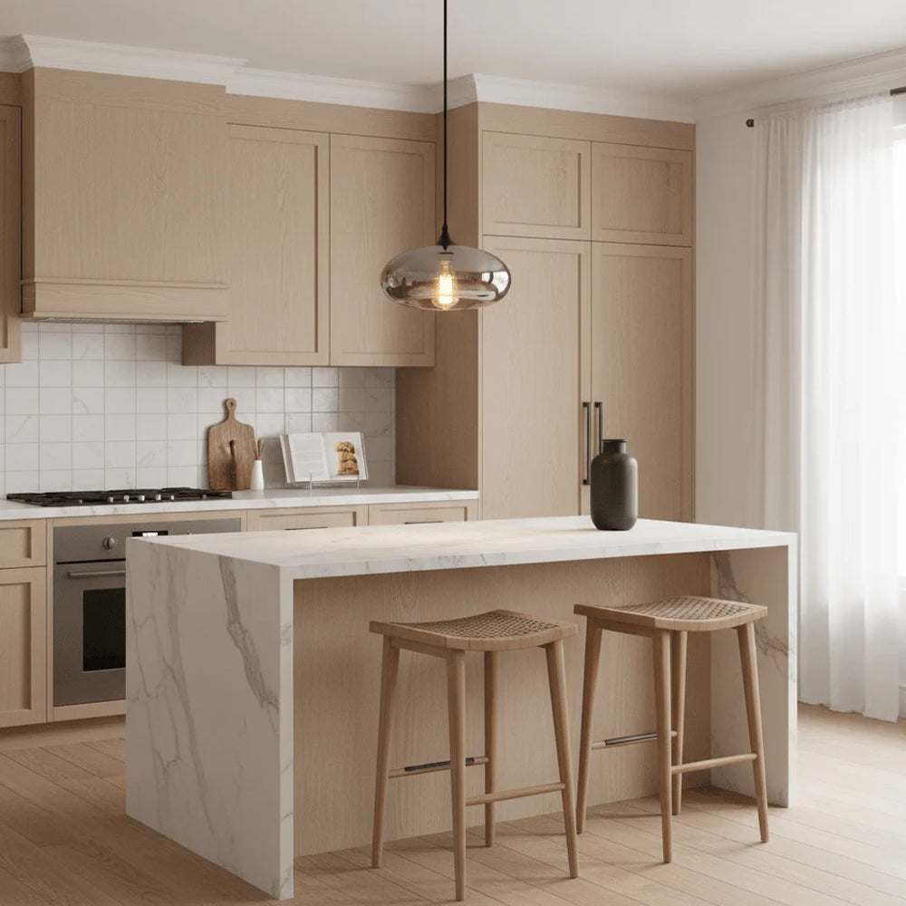 Modern Glass Hanging Lamp for Kitchen Island Ceiling