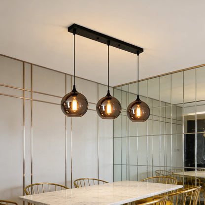 Modern Glass Hanging Lamp for Kitchen Island Ceiling