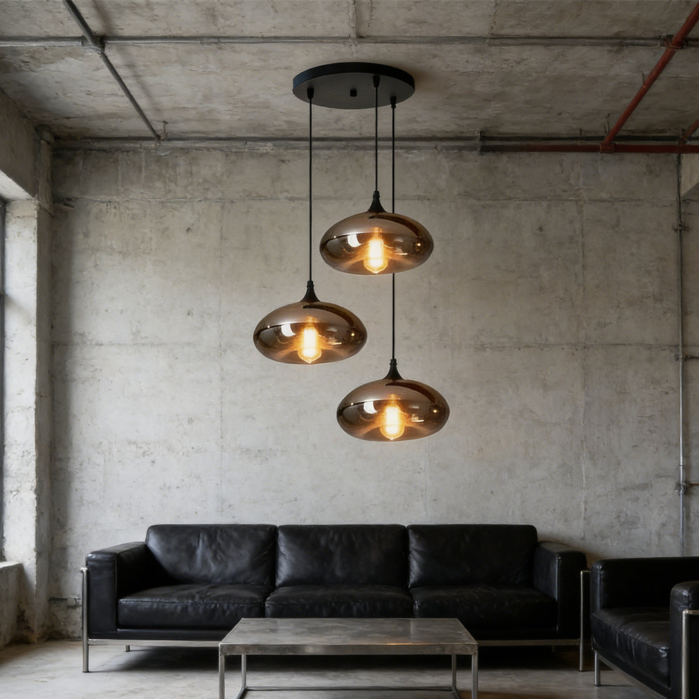 Modern Glass Hanging Lamp for Kitchen Island Ceiling