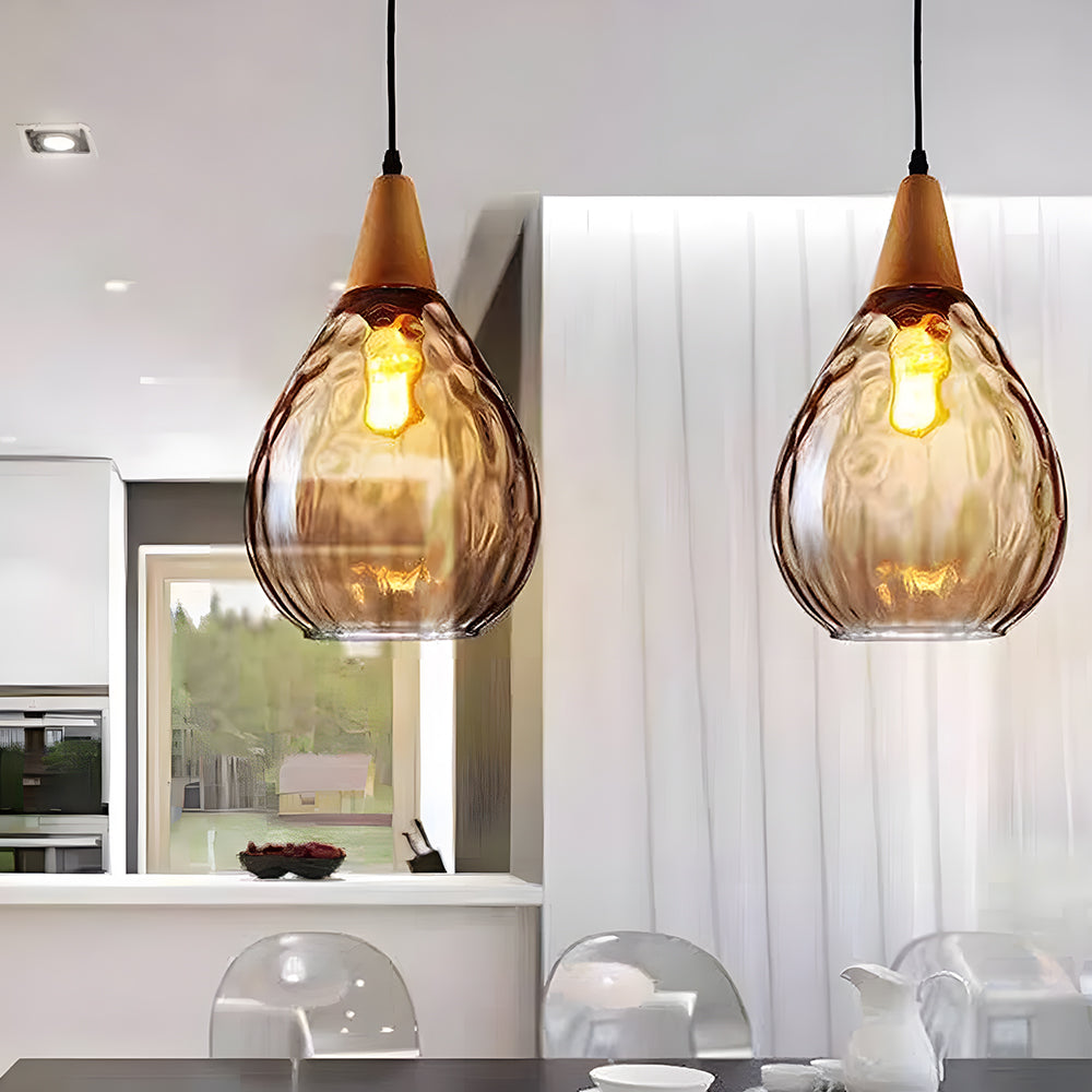 Chic Wooden Pendant Light Fixture