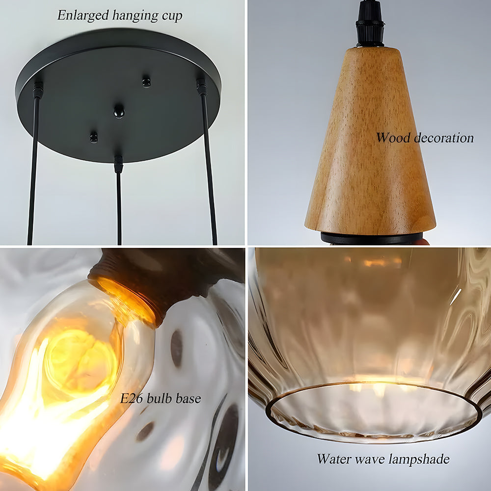 Chic Wooden Pendant Light Fixture