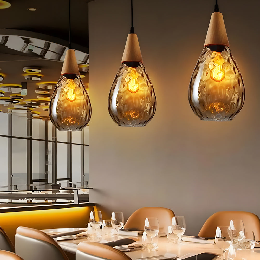 Chic Wooden Pendant Light Fixture